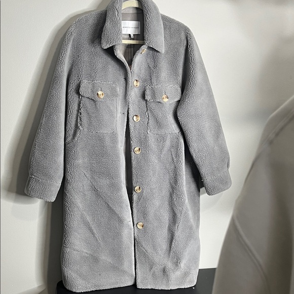 Rebecca Minkoff Gray Pea Coat Jacket NWT